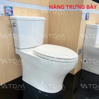 [HÀNG TRƯNG BÀY]  Bồn Cầu Hai Khối TOTO CS986GT9 Nắp Êm